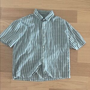 Abercrombie Men's Cropped Checkered Shirt